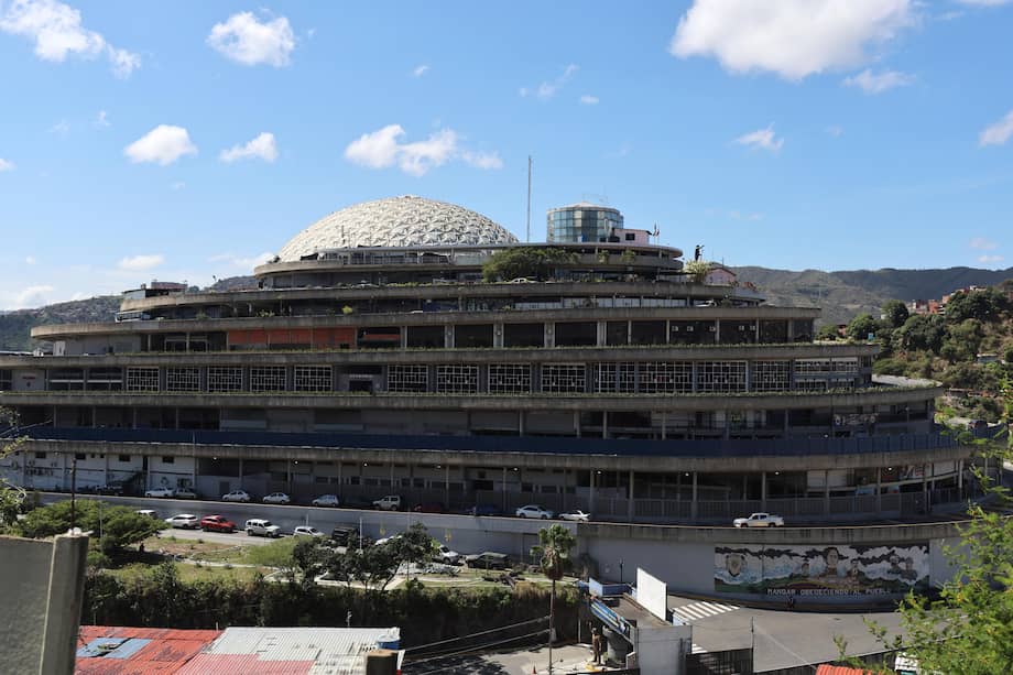 La cárcel El Helicoide este sábado, en Caracas (Venezuela).