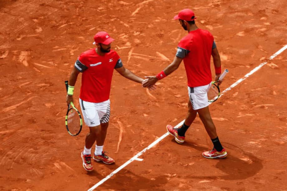 Cabal y Farah vencieron por parciales de 6-3 y 7-5 al polaco Lukasz Kubot y al brasileño Marcelo Melo. / Federación Colombiana de Tenis