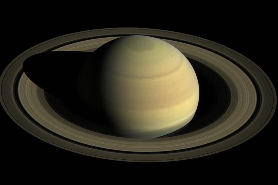 Saturno visto por la sonda Cassini. / Imágenes: NASA/JPL/Space Science Institute