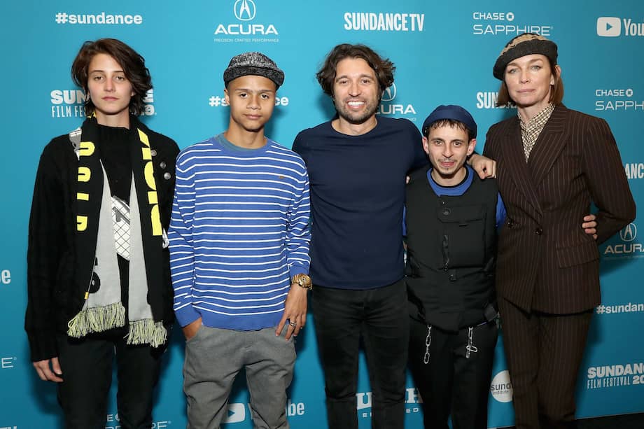"Monos", dirigida por Alejandro Landes (centro), obtuvo el Premio Especial del Jurado en el Festival de Sundance 2019. / Archivo AFP