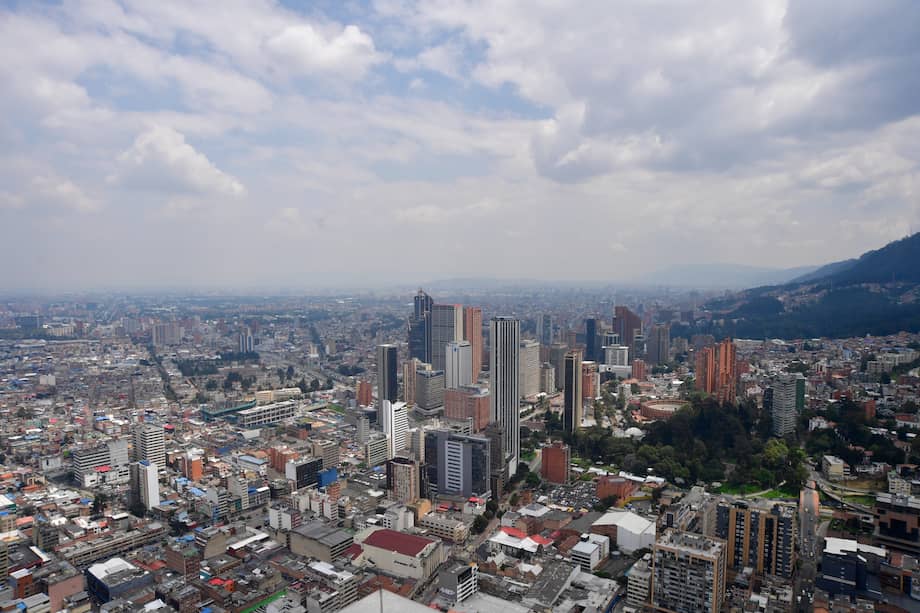 Vista del centro de la ciudad desde la torre sur del complejo Bacatá.