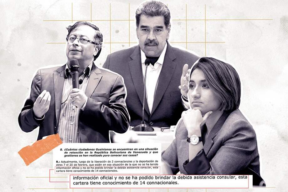 La Cancillería de Laura Sarabia confirmó que hay 14 colombianos retenidos en Venezuela, pero que no sabe dónde ni cómo están.
