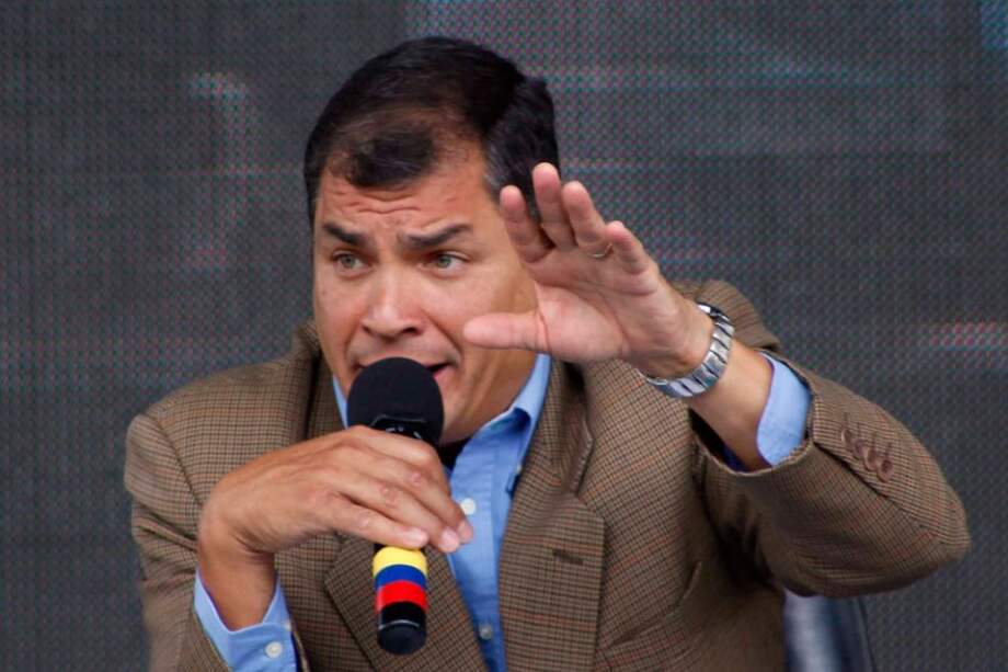 Rafael Correa, presidente de Ecuador. Foto: AFP