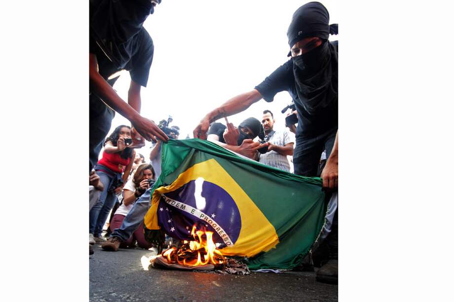 Las protestas no paran en las calles de Brasil. / AFP