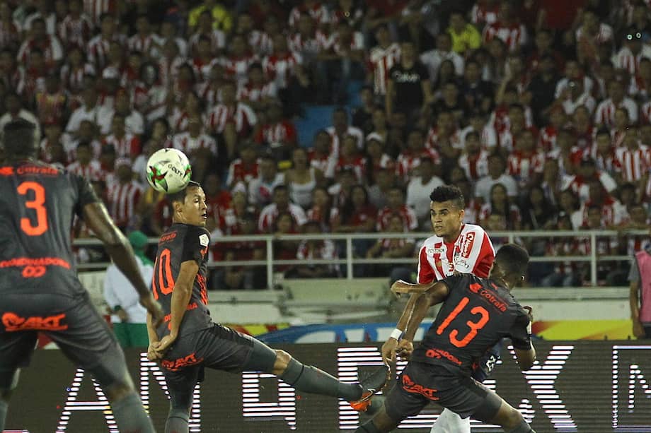 En el partido de ida de la final de la Liga Águila 2018-II, Junior venció 4-1 a Medellín en el estadio Metropolitano de Barranquilla.