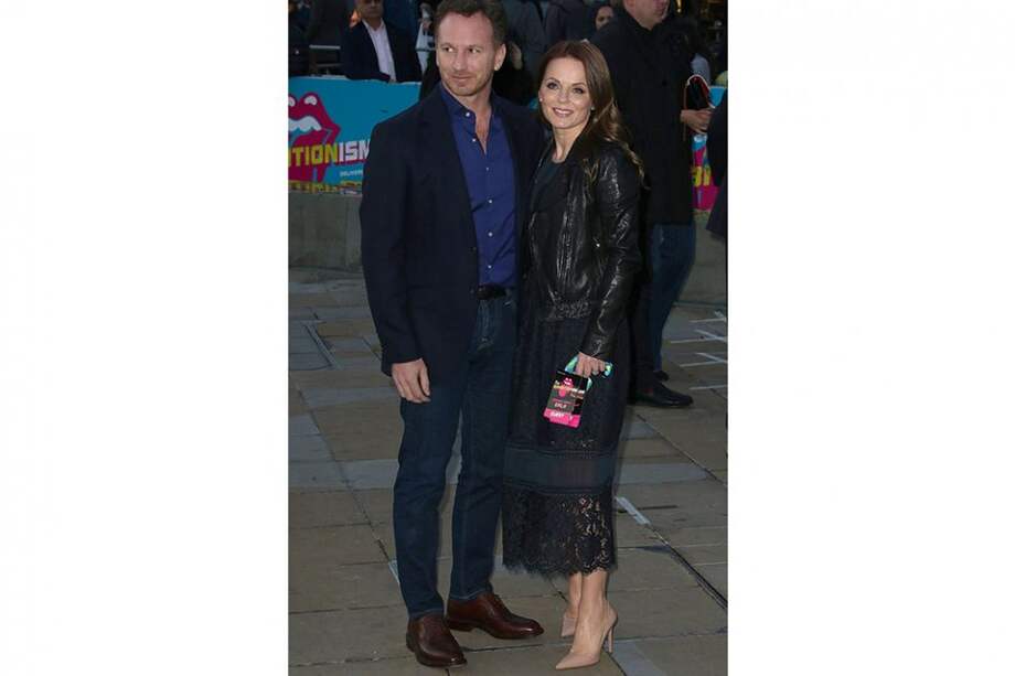 Christian Horner y Geri Halliwell. / Bang Showbiz