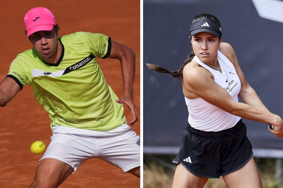 Daniel Galán y Camila Osorio son los colombianos de mejor ranking en la ATP y la WTA respectivamente.