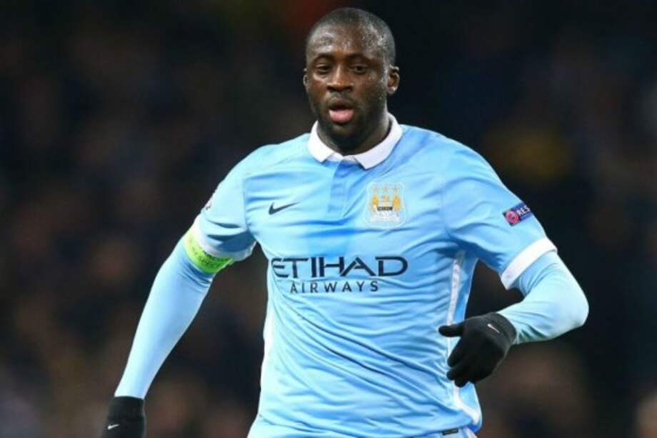 Yaya Toure, mediocampista del Manchester City. Foto: AFP