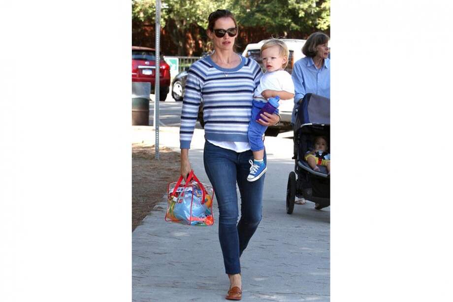 Jennifer Garner y su hijo Sam.