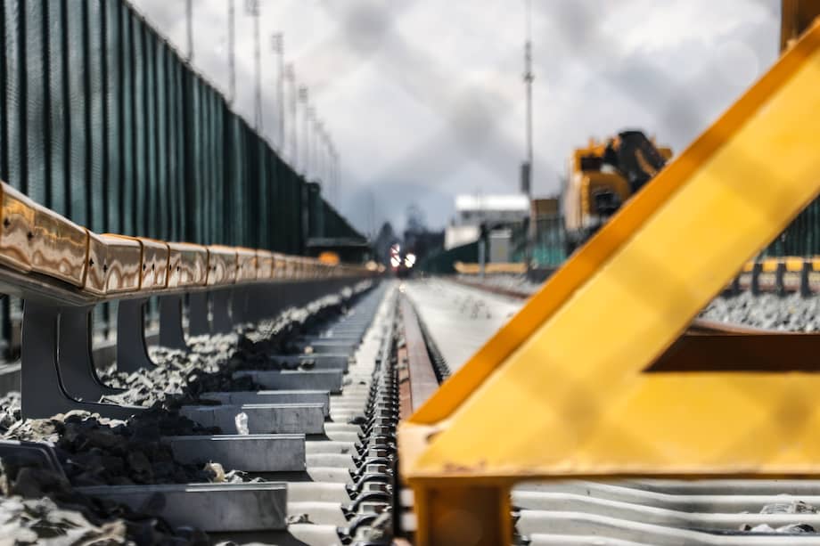 Primera prueba dinámica del tren uno del Metro de Bogotá.