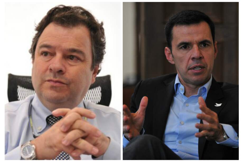 Carlos Negret, defensor del Pueblo, y Guillermo Rivera, ministro de Interior. / Mauricio Alvarado - El Espectador