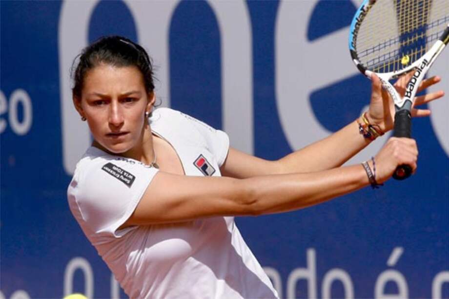 La tenista colombiana Mariana Duque quedó eliminada en la primera ronda del Claro Colsanitas WTA.