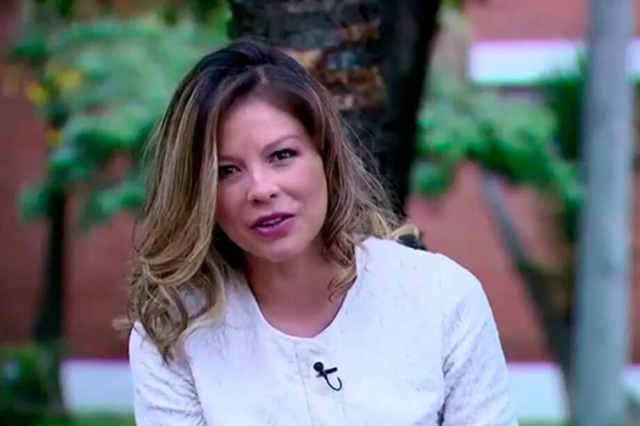 La artista Jenny Osorio.