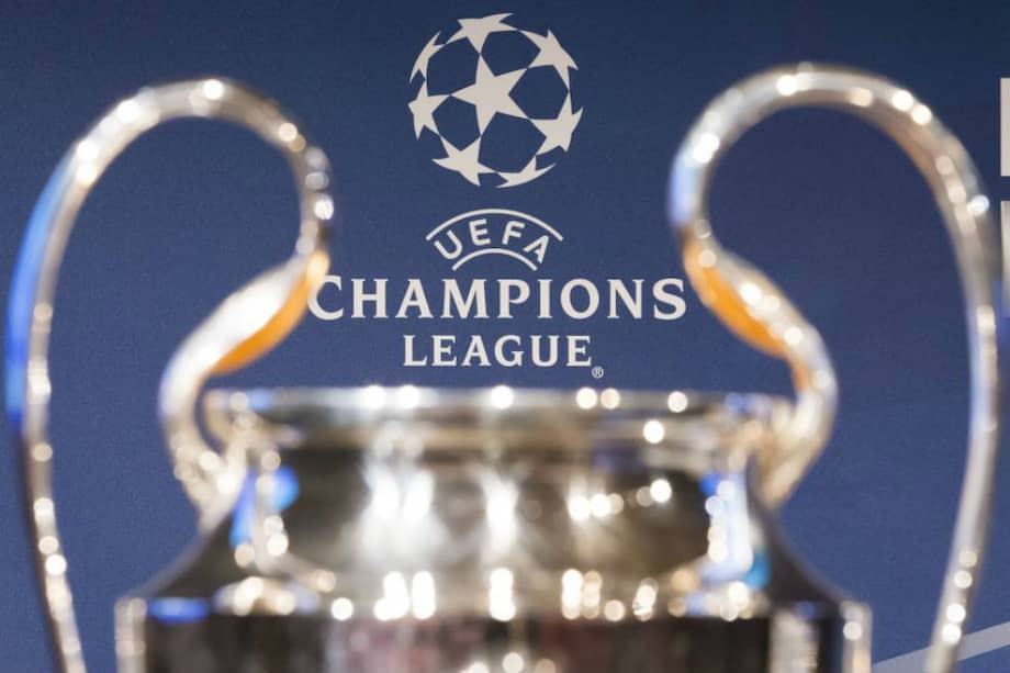 Trofeo de la Liga de Campeones. / AFP