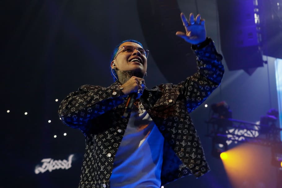 Blessd, cantante colombiano de música urbana.