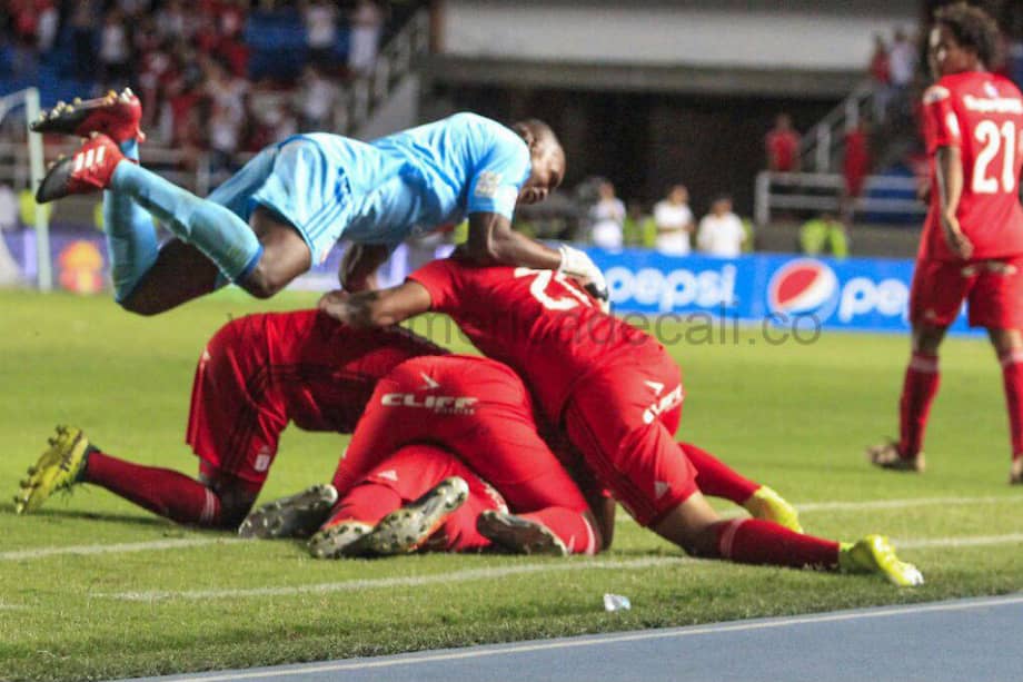 Olmes García registra cuatro goles en la Liga Águila. / @AmericadeCali