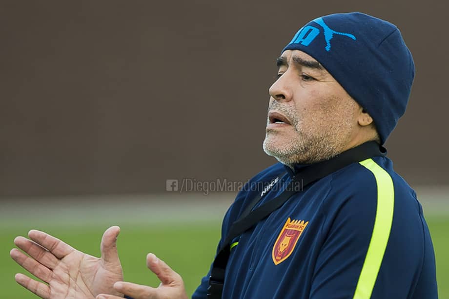 Diego Maradona llegó a Colombia. / Diego Maradona