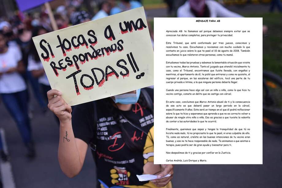 La carta está firmada por los tres magistrados de la Sala Penal del Tribunal Superior de Bogotá.