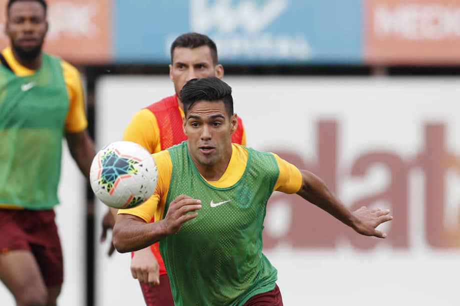 Falcao, durante un entrenamiento con el Galatasaray de Turquía. / @GalatasaraySK