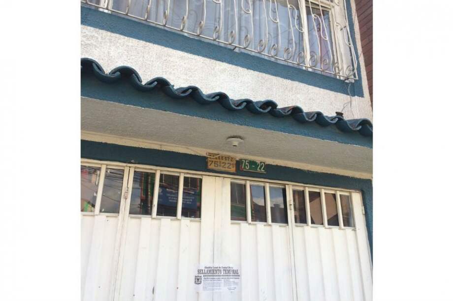 Esta fue una de las siete casas selladas por funcionar como amanecedero. /Alcaldía de Ciudad Bolívar