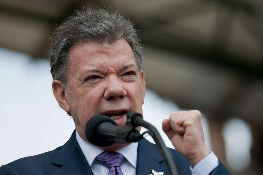 El presidente Santos. / AFP