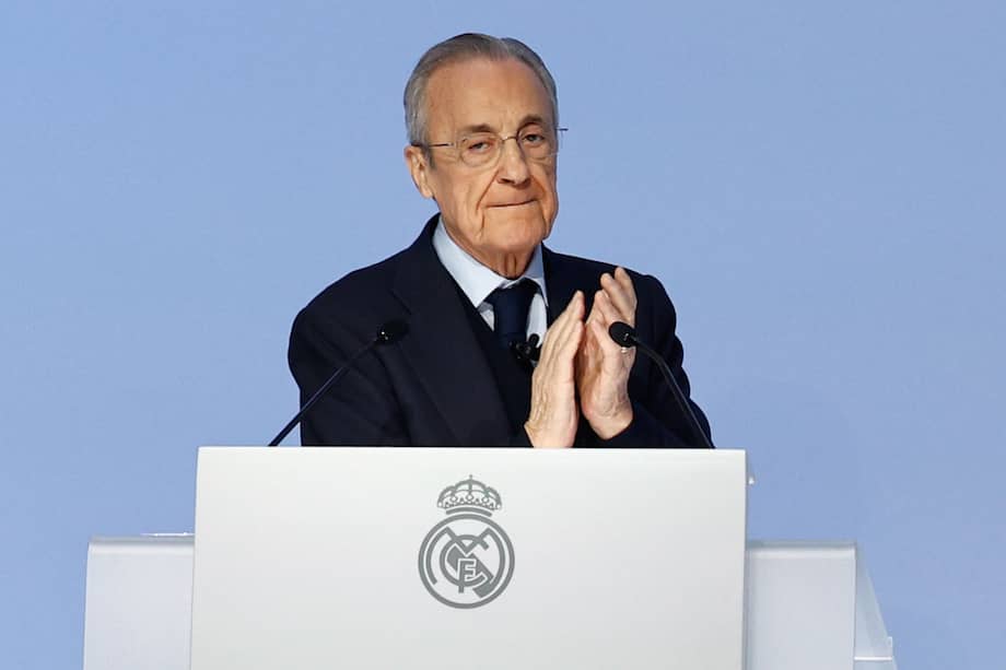 Florentino Pérez busca su reelección como presidente del Real Madrid.