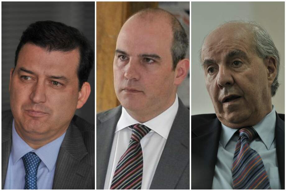 Juan Carlos Ortiz, Tomás Jaramillo y Víctor Maldonado. Archivo