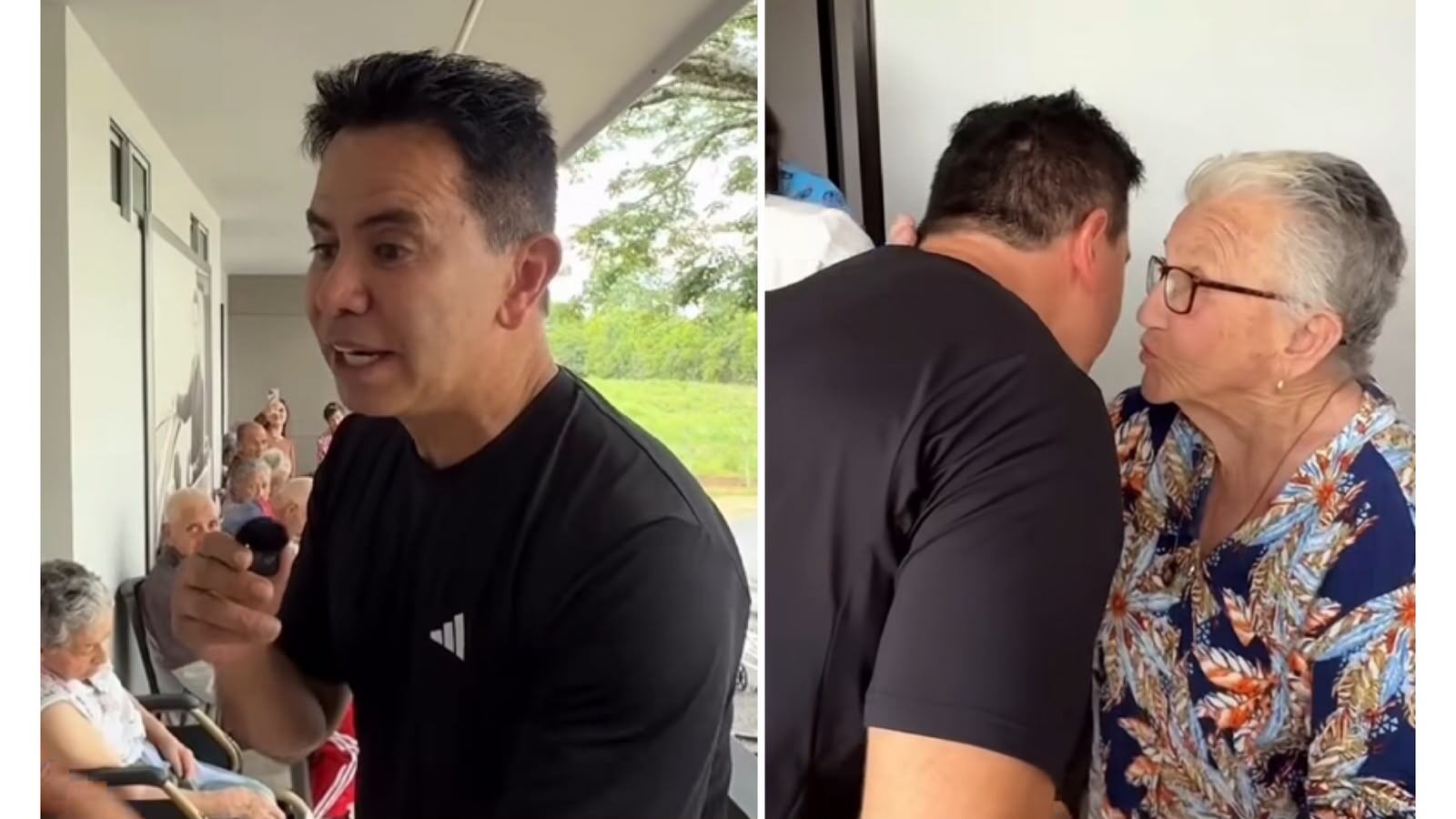 Jhonny Rivera conmueve al cantarle a abuelitos que refugió en su finca: “Qué  belleza”. Video | Revista Vea