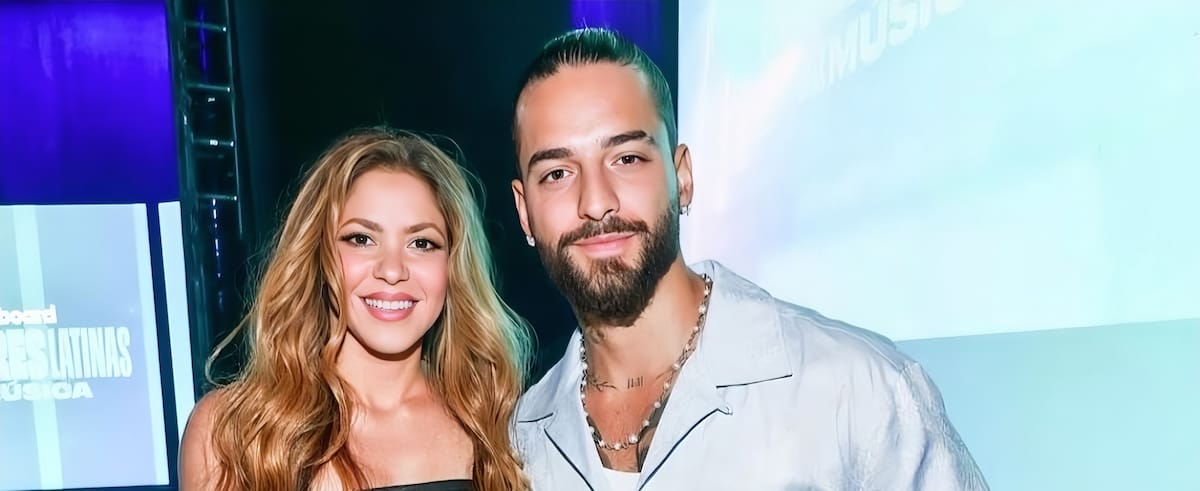 Shakira y Maluma, cantantes colombianos.