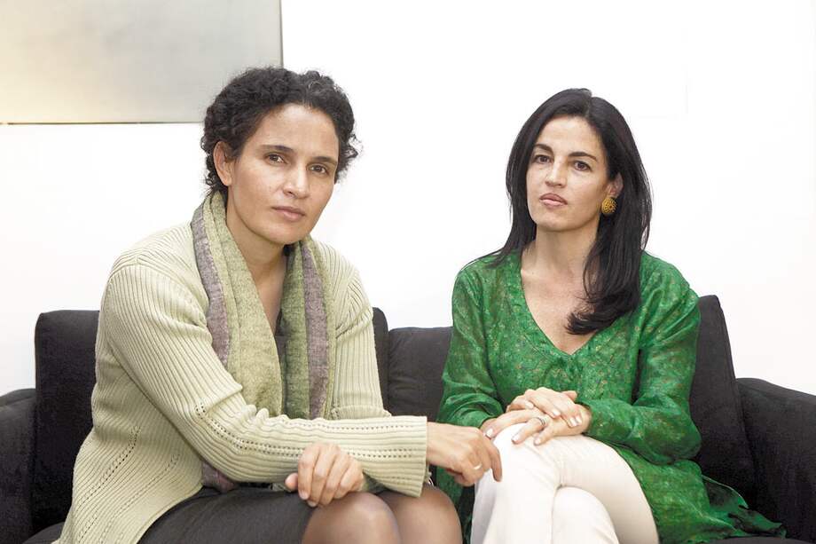 Irene (izq.) y Sofía Gaviria, hijas del empresario Guillermo Gaviría y hermanas del alcalde de Medellín, Aníbal Gaviría. / Gustavo Martínez