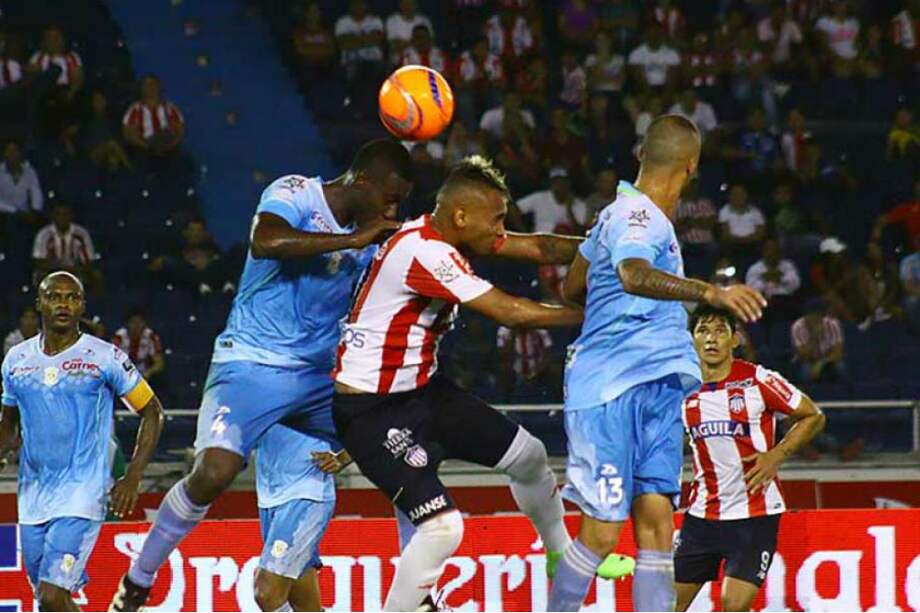 Júnior derrotó a Jaguares con gol de Rafael Pérez. / @JuniorClubSA
