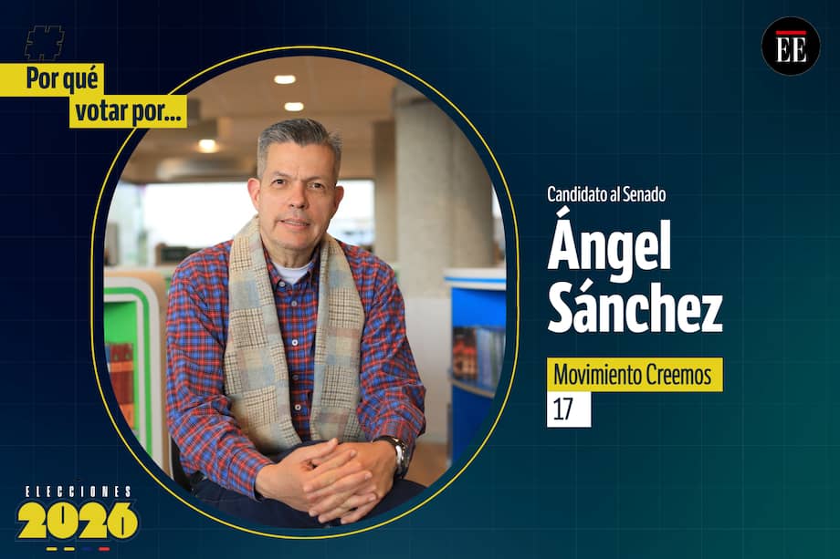 Candidato Ángel Sánchez.