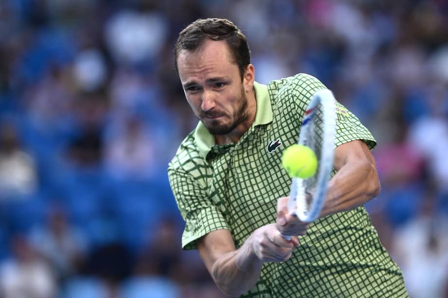 Daniil Medvedev fue uno de los afectados.