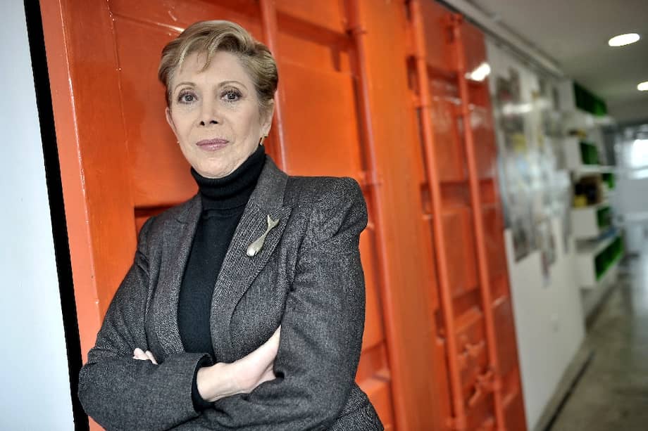 Consuelo Luzardo, en la nueva sede de la Academia Colombiana de Artes y Ciencias Cinematográficas, la cual preside. / Óscar Pérez - El Espectador