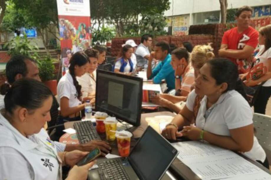 Unas 15 empresas del Magdalena se unieron a la jornada y ofrecieron 365 vacantes. / Unidad para las Víctimas