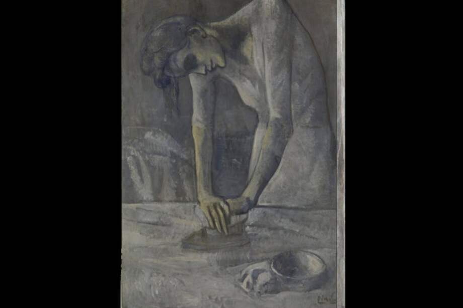 Obra "Mujer planchando" de Pablo Picasso.
