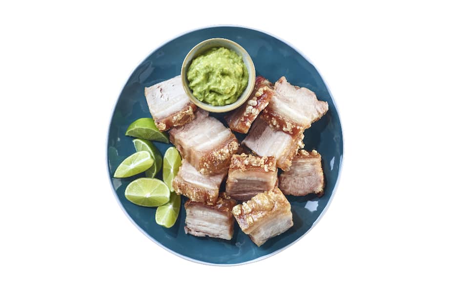 Chicharrones crocantes.