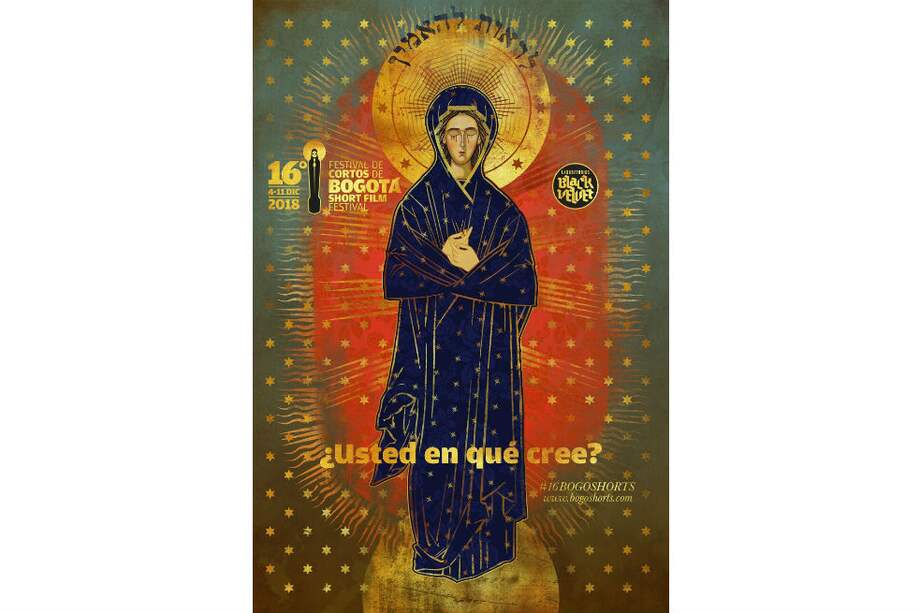 "¿Usted en qué cree?", será el interrogante con el que el festival planea redondear el concepto para esta edición, con el objetivo de que los asistentes encuentren su fe en el corto. Bajo esta premisa se diseñó el póster oficial. / Cortesía