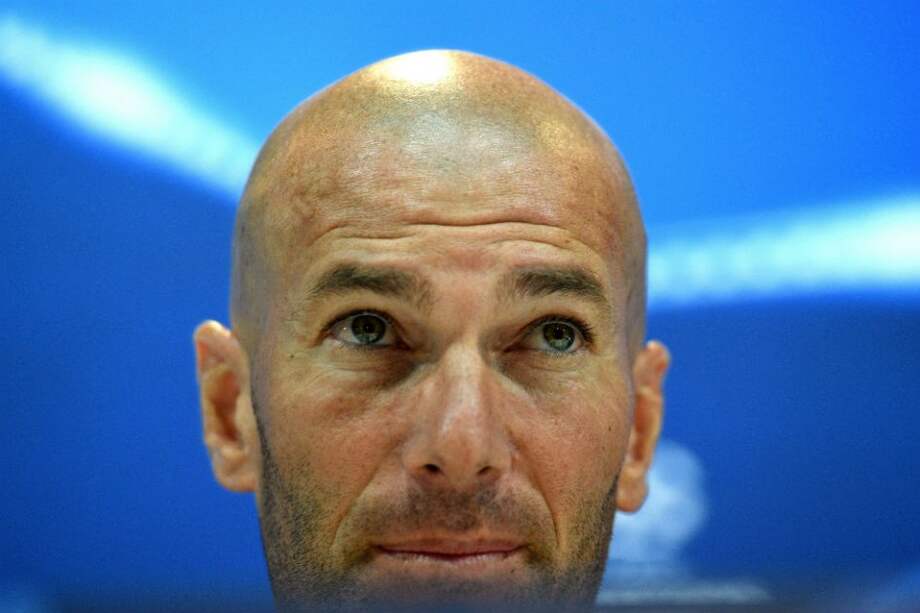 Zinedine Zidane, técnico del Real Madrid. Foto: AFP
