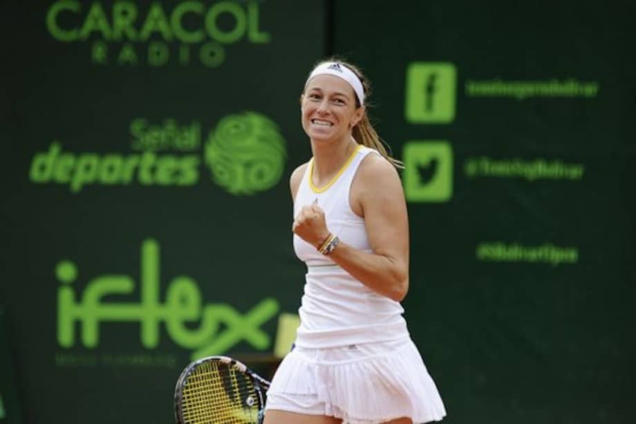 Mariana Duque clasificó a las semifinales del Seguros Bolívar Open