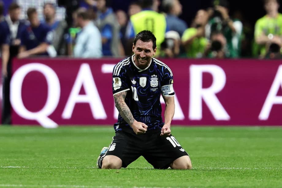 Lionel Messi, jugador de Argentina.