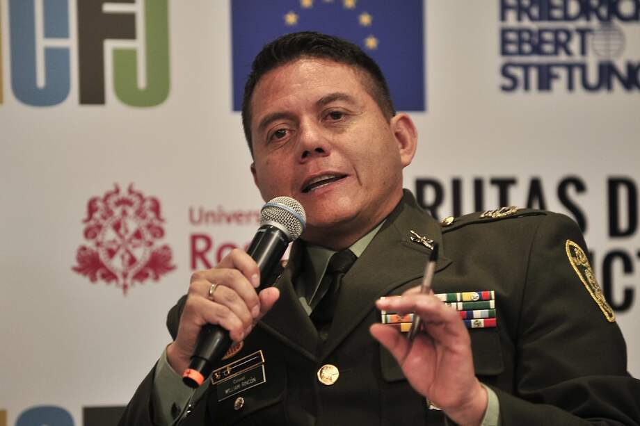 Coronel William Rincón Zambrano, coordinador del Cuerpo Élite de la Policía Nacional. / Óscar Pérez - El Espectador.