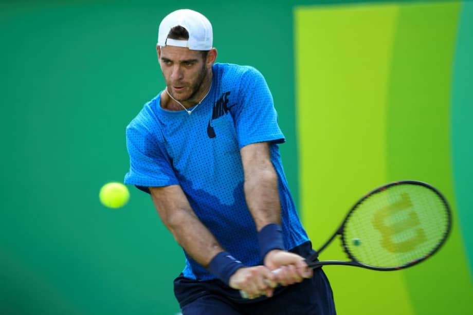 Juan Martín del Potro debutará este domingo en el torneo de sencillos en los Juegos Olímpicos. Foto: AFP