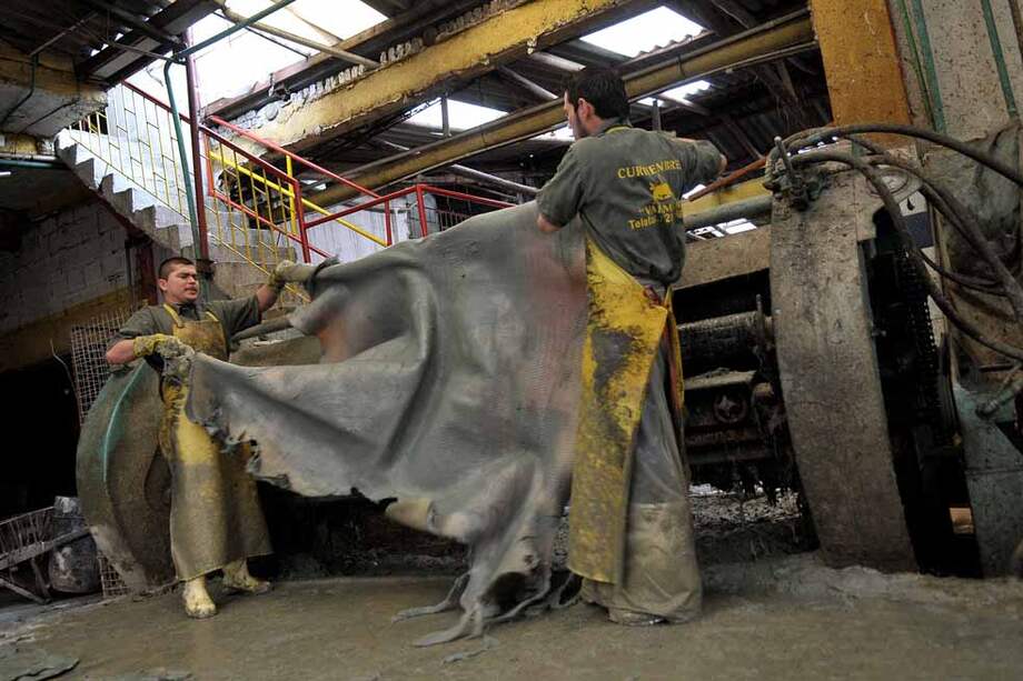 Dos curtiembres, de 110 que existen en Chocontá y Villapinzón, cuentan con permisos ambientales. / Gustavo Torrijos