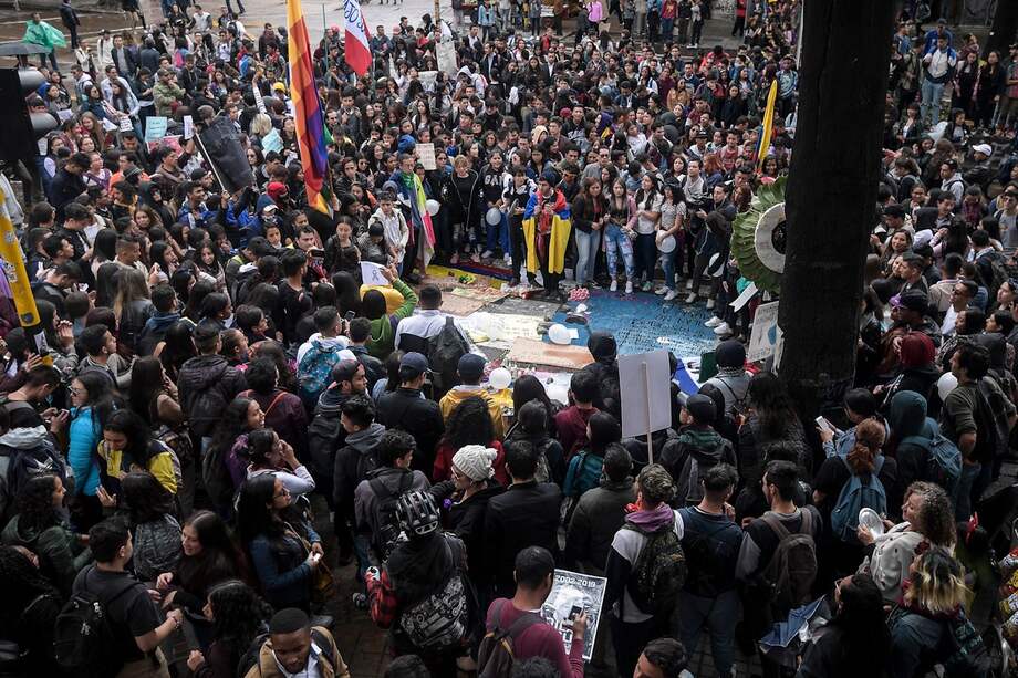 El Comité Nacional de Paro convoca a la ciudadanía para continuar con las movilizaciones. / Mauricio Alvarado - El Espectador.