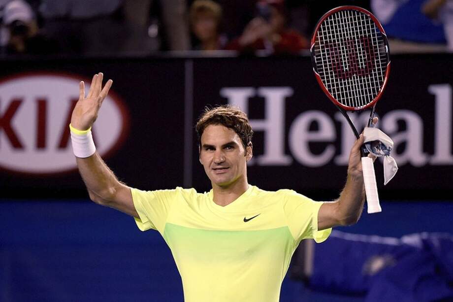 Roger Federer avanzó a segunda ronda del Abierto de Australia. Foto: EFE