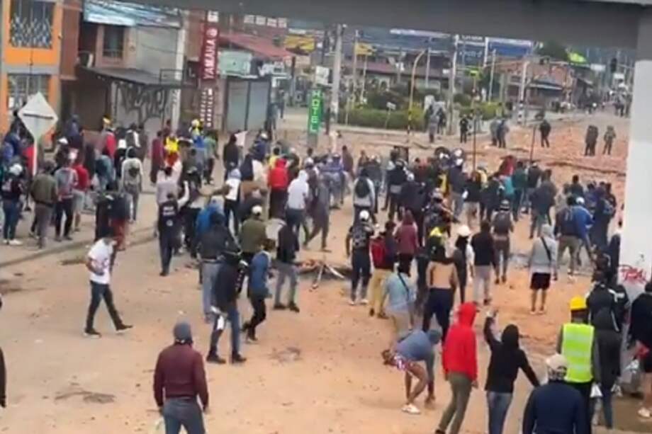 El barrio El Sosiego es uno de los más afectados por los choques.