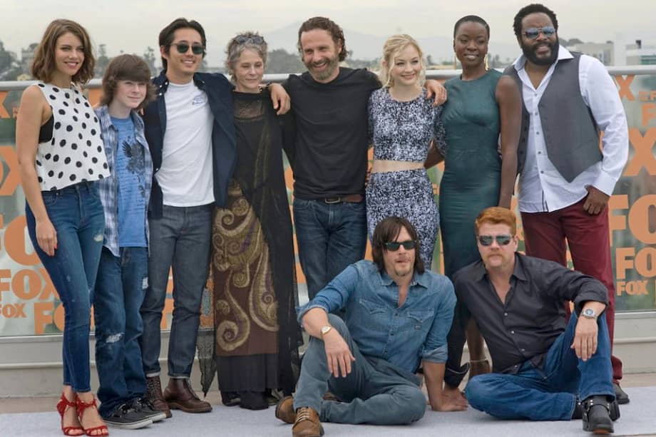 Elenco de "The Walking Dead" en Comic Con 2014.