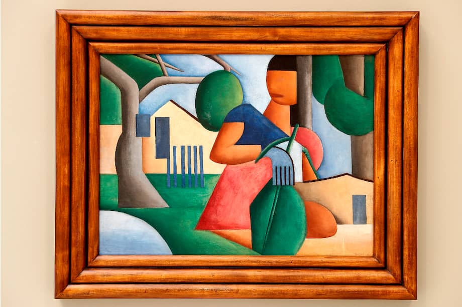 En la década de los 20, Tarsila do Amaral, pionera del movimiento modernista en Brasil, comenzó a transformarse por voluntad propia en una “pintora de su tierra”, reivindicando los colores y paisajes de su país natal. "A caipirinha" es ejemplo de ello.