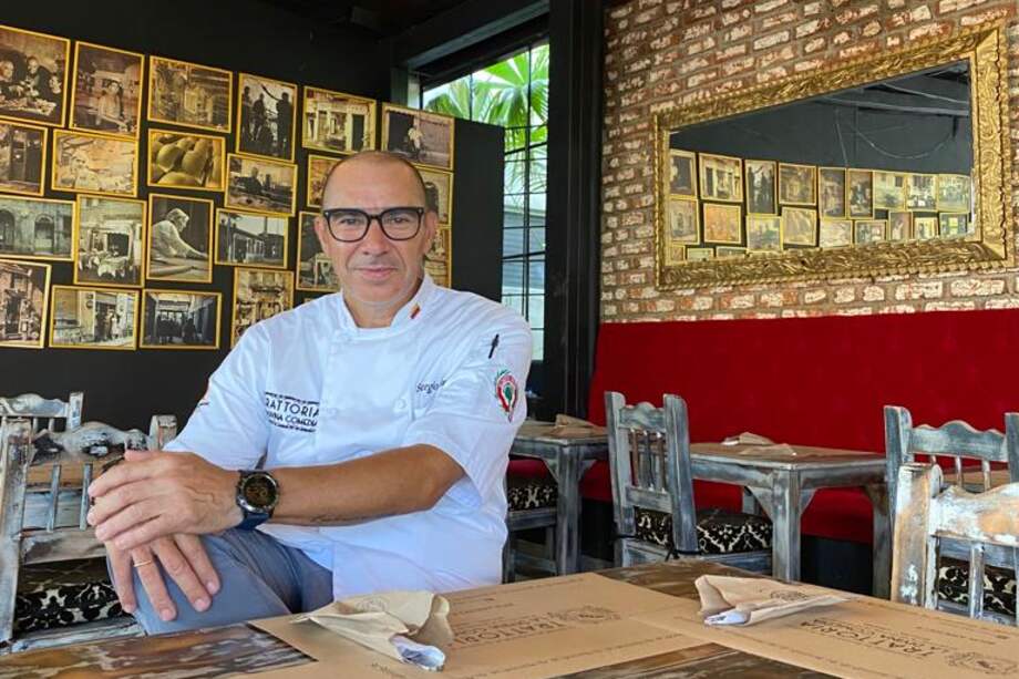 Sergio Martin, nacido en Cúcuta, pero de origen italiano, descubrió que lo suyo no iba a ser el automovilismo, sino la cocina, como lo había sido para su padre, su tío y sus abuelas. / Archivo particular